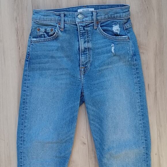 GRLFRND Kendall High-Rise Super Skinny Jeans Vintage Wash 25W - Picture 2 of 8